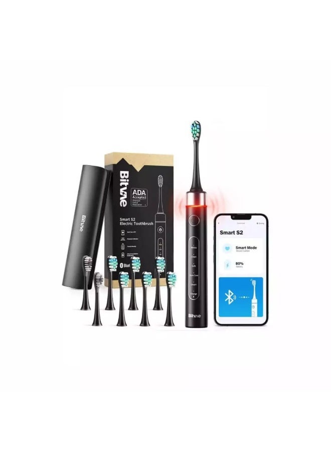 Bitvae S2 Electric Toothbrush with HD2 UV-Toothbrush Holder | 8 Brush Heads - Image 1
